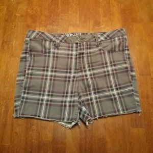 Plaid shorts
